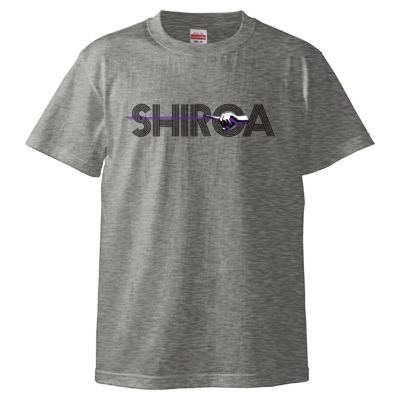 SHIROA Fingertip line Tシャツ