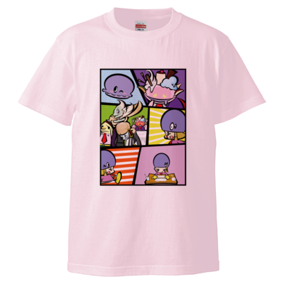 アジーンコミック☆ホワイト(Tシャツ)