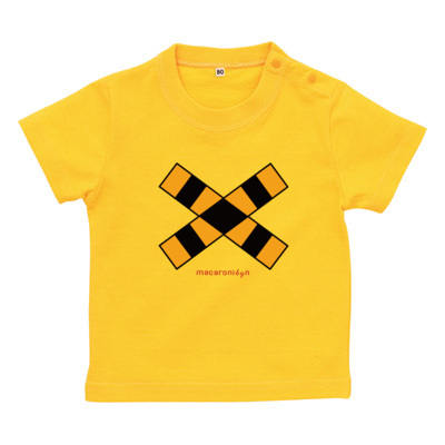 踏切 ベビーTシャツ