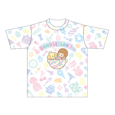 こうじょうちょーのゆめごこちTシャツ【フロントロゴ】 Designed by やまもとしんじ（Lサイズ/ドライTシャツ/前面のみ印刷）