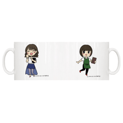 【限定】くうちゃん＆むーちゃん マグカップ  『１００日後アイドル』