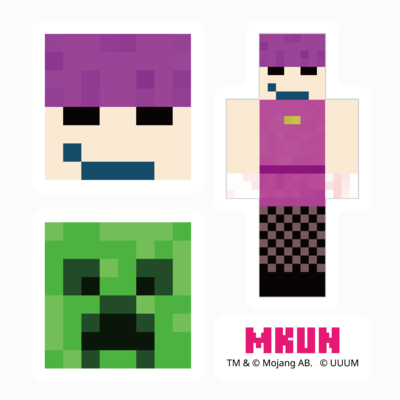 マイクラサンプル_ミナミノツドイステッカー02