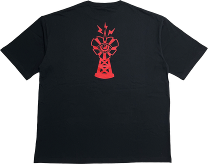 【CORE-LAND】オーバーサイズTシャツ(HEART CORE)
