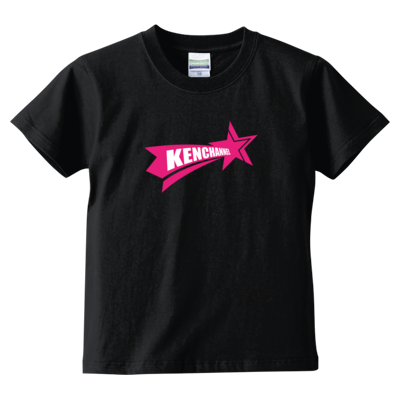 KENCHANNEL star_pink&amp;w（5.6オンス ハイクオリティー Tシャツ<キッズ>）