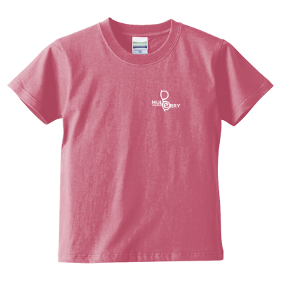 mulberry(英語表記)Tシャツ文字白（キッズTシャツ）