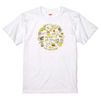 【MasuoTV】10周年記念Tシャツ（ホワイト）