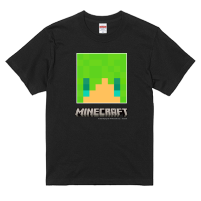 マイクラサンプル_ふうはやTシャツ(ブラック)