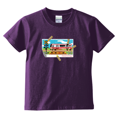おえかき踏切 Tシャツ(キッズサイズ)
