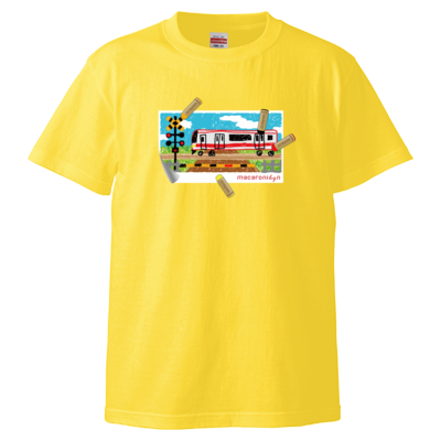 おえかき踏切 Tシャツ