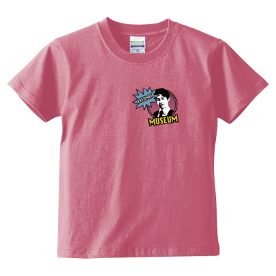 KATSUMATA MUSEUM(ピンクワンポイント) キッズTシャツ