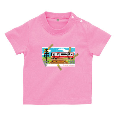 おえかき踏切 ベビーTシャツ