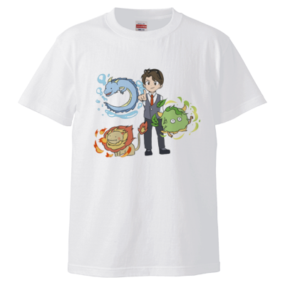 【かつまたん】Tシャツ A（ホワイト）