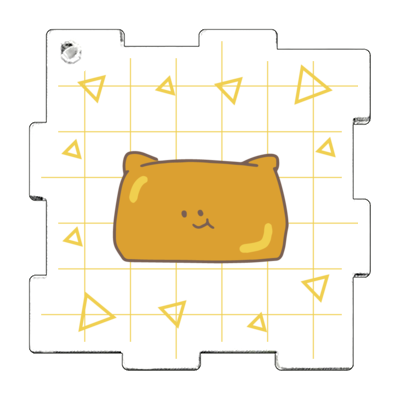 【サンプル対応品】アクリルパズルキーホルダー5