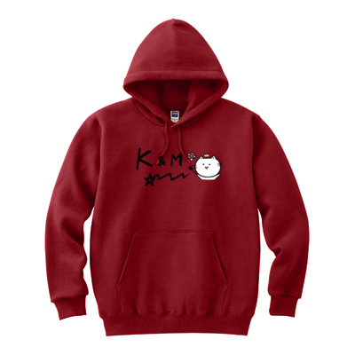 K&amp;M フーデッドライトパーカー