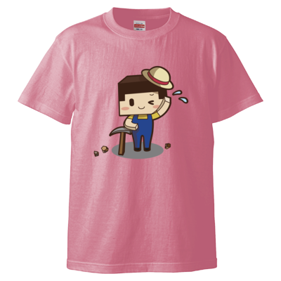 ツルハシたこさん（5.6オンス ハイクオリティー Ｔシャツ）