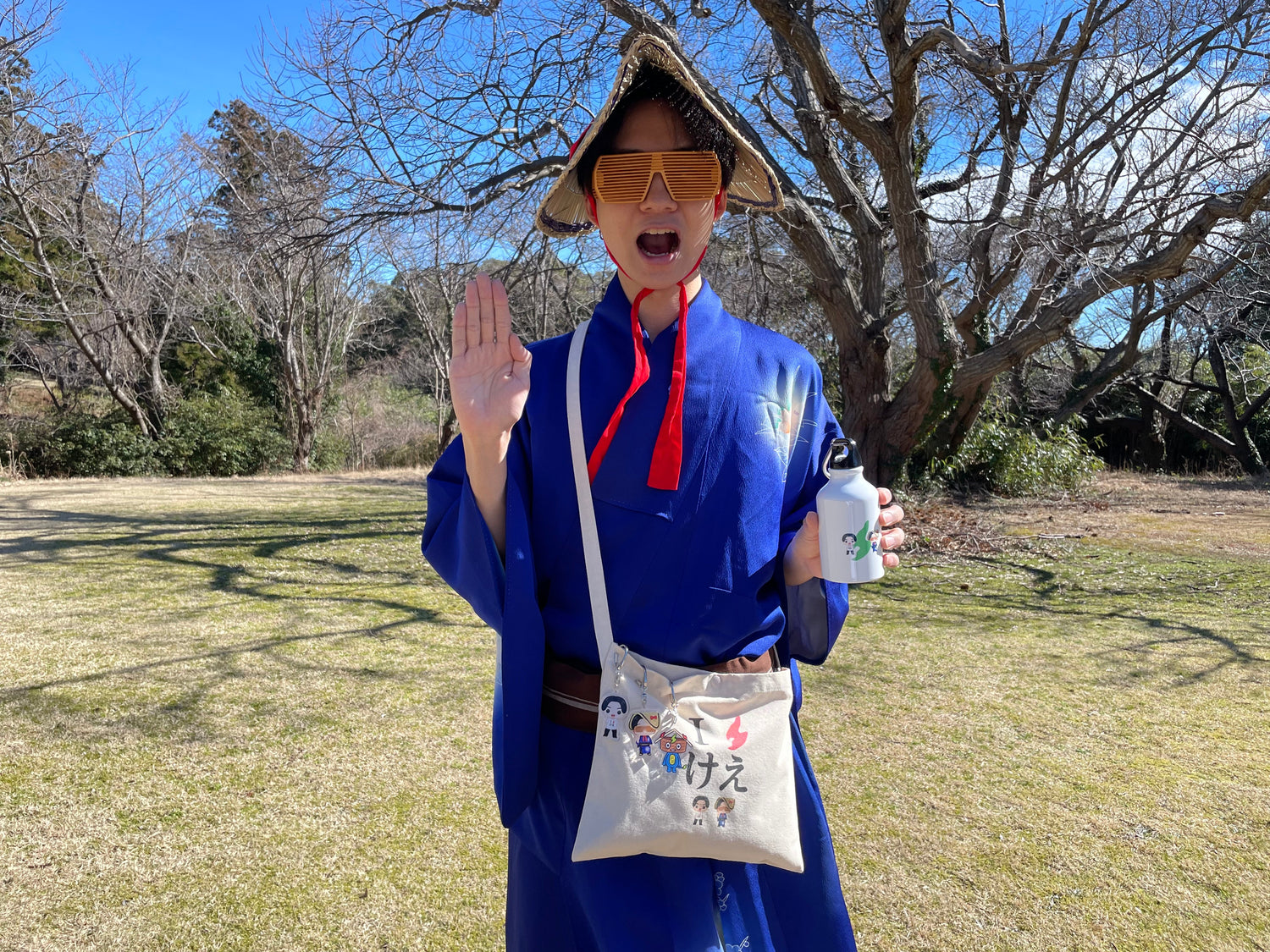 けえ【島育ち】サコッシュ（ナチュラル）