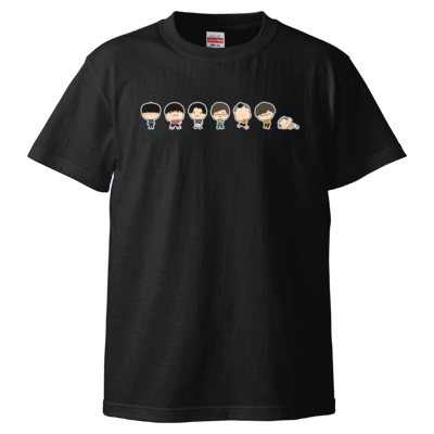 つるつるメンバー全身Tシャツ(黒)