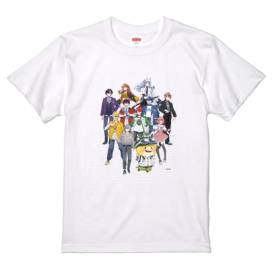 カラフルピーチサンプル 【オンデマンド転写　5.6オンス ハイクオリティー Tシャツ】_1