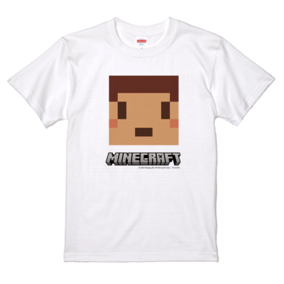 マイクラサンプル_たこらいすTシャツ(ホワイト)
