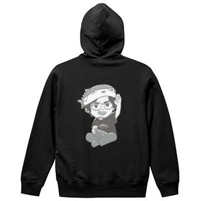 まぐにぃサンプル 10.0オンス スウェット フルジップ パーカ