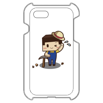 ツルハシたこさん（iPhone 8/iPhone 7 ハードカバーケース）