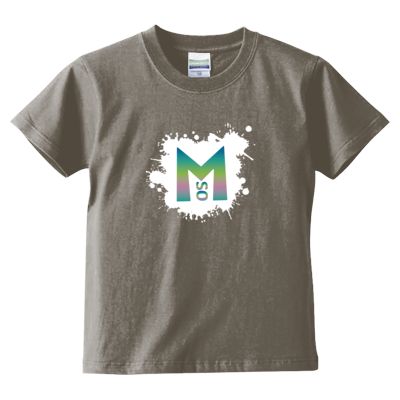 Gradation white（キッズTシャツ）