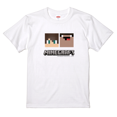 マイクラサンプル_ありくまかのあTシャツ(ホワイト)