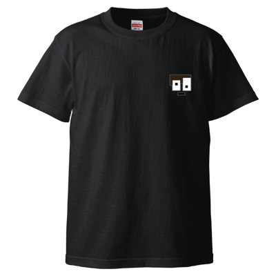 ぷちぷち　ワンポイントTシャツ（白ふち）