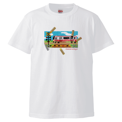 おえかき踏切 Tシャツ