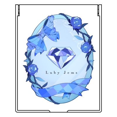 Luby Jemsフロストスクエアミラー