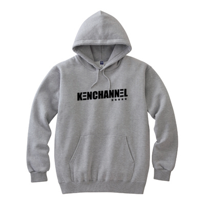 KENCHANNEL シルエットロゴ（フーデッドパーカー）