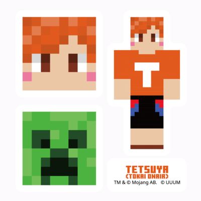 マイクラサンプル_てつや(東海オンエア)ステッカー