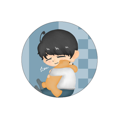 むむ × くっきぃ オリジナル缶バッジ 【56mm】