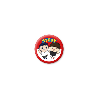 【ステバイ】イラスト缶バッジ　32mm