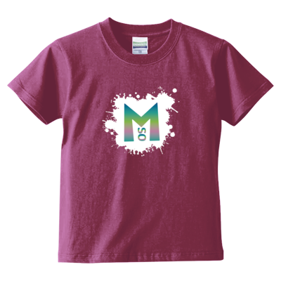 Gradation white（キッズTシャツ）