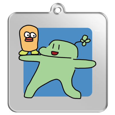 【のばまんゲームス】 リョーテヒロゲールキーホルダー