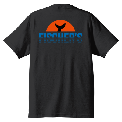 フィッシャーズサンプル 5.6オンス ハイクオリティー Ｔシャツ（ブラック）_2