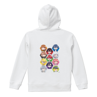 カラフルピーチサンプル 10.0オンス スウェット フルジップ パーカ（kids）_2