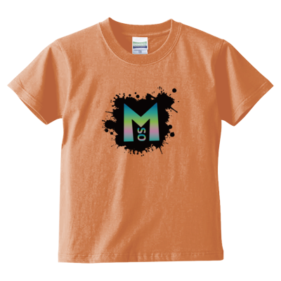 Gradation black（キッズTシャツ）