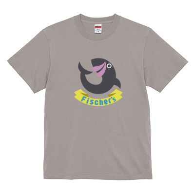 フィッシャーズTシャツサンプル タグ有りオンデマンド転写