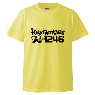 "1246"Tシャツ文字黒（Tシャツ）