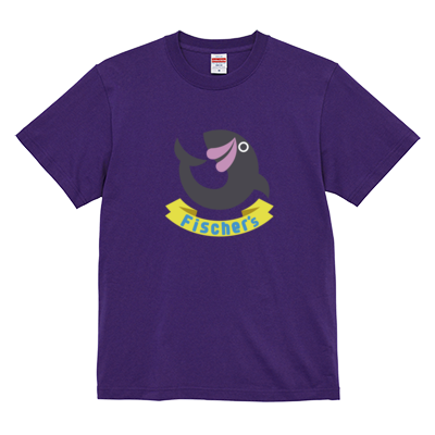 フィッシャーズTシャツサンプル タグ有りオンデマンド転写