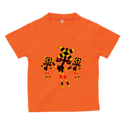 踏切ダンス ベビーTシャツ