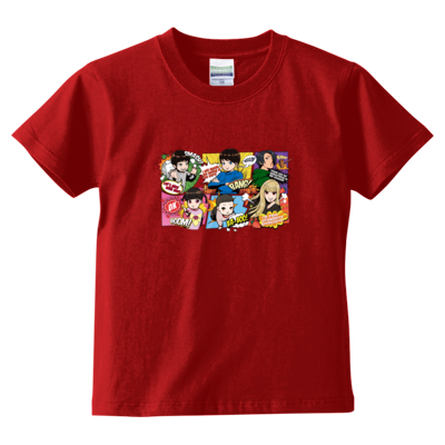 だーしま動画チャンネルサンプル キッズTシャツ（イラスト）