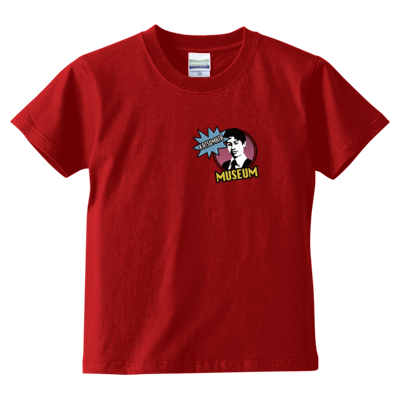 KATSUMATA MUSEUM(ピンクワンポイント) キッズTシャツ