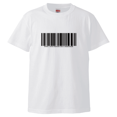 バーコード Tシャツ