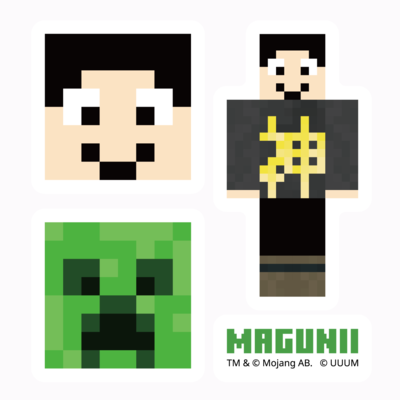 マイクラサンプル_まぐにぃステッカー