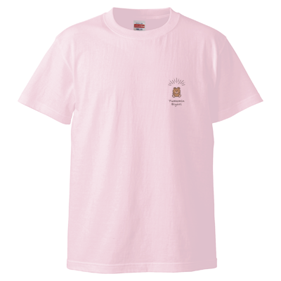 【ゆめみん日和】ワンポイントくまさんTシャツ　大人用