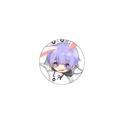 しろくるサンプル_缶バッジ 32mm (Zピン)