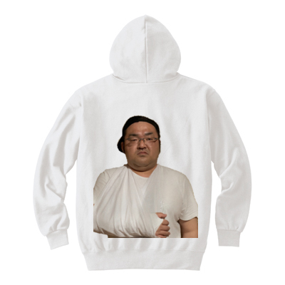 タテチン右腕負傷パーカー